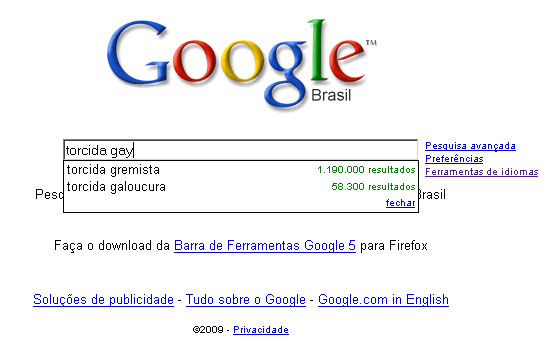 google-gremio-gay