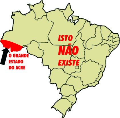 mapa do brasil. Mapa do Brasil segundos os…