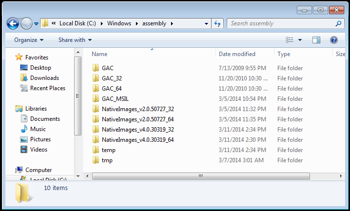 Windows Explorer e Global Assembly Cache (GAC) - Franklin Jr. Franklin Jr.